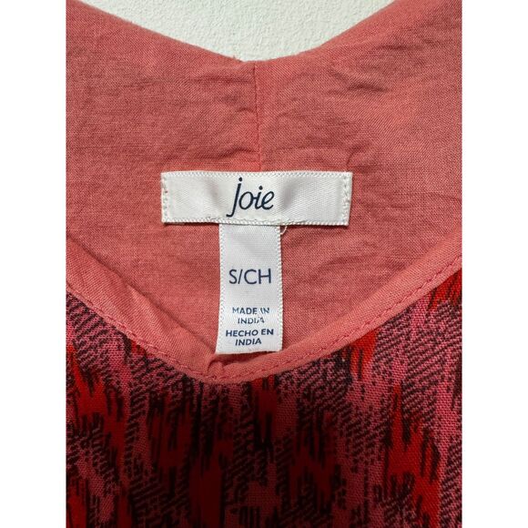 NWT - JOIE Abstract Print Maxi Dress, Tea Rose, Fully Lined, Sz S - Picture 7 of 10